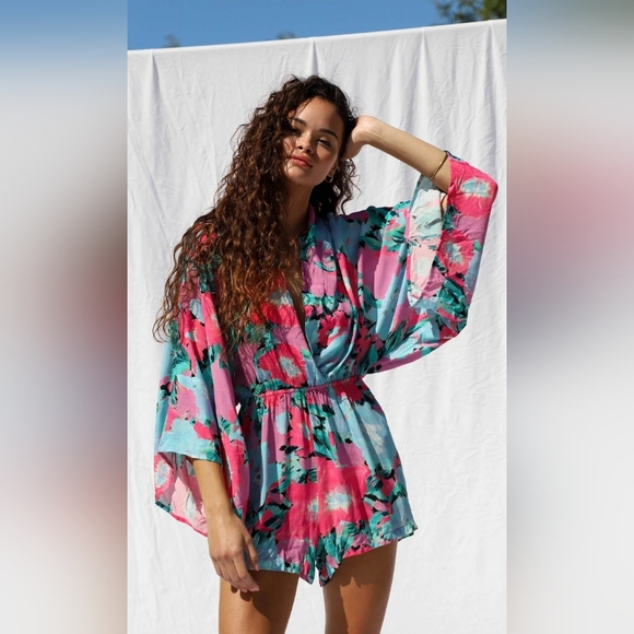 Jen's Pirate Booty Pants - Jen's Pirate Booty Jardim Playsuit Botanical Print NWOT